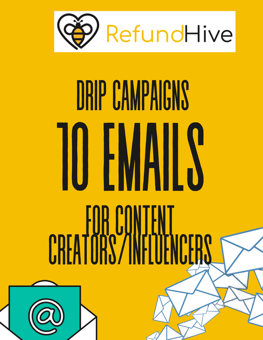 Drip email templates for content creators